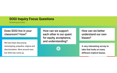 SOGI Inquiry Focus Questions 